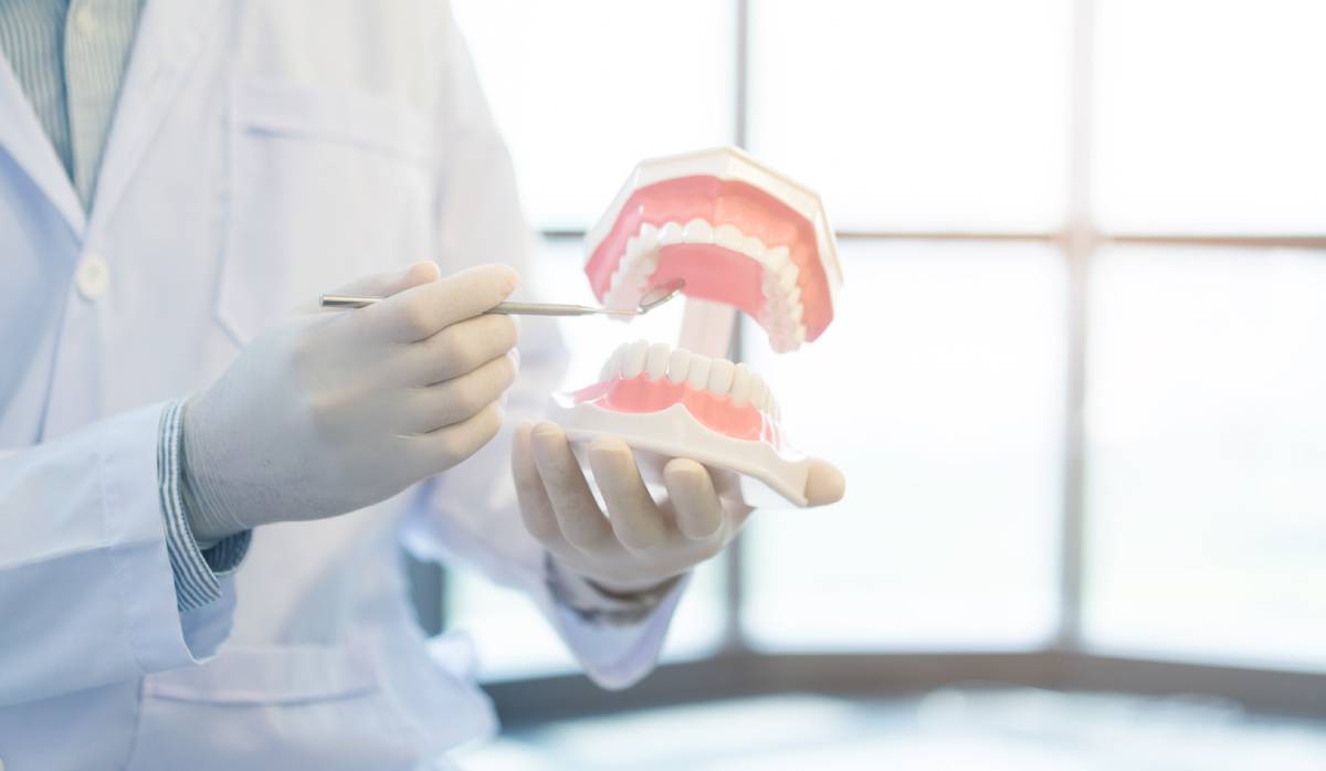 concept of dangers of untreated gum recession